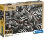 Clementoni Puzzle Clementoni din 1000 piese - Zebre (39729) Puzzle
