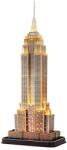 CubicFun 3D Puzzle Cubic Fun din 37 piese- Empire State Building, cu lumini LED (L539h)