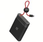OnePlus vésztöltő Type-C aljzat 10000mAh, LED jelzés + fix Type-C kábel, FEKETE OP225MRPB10K (OP225MRPB10K)