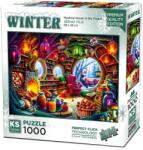KS Games Puzzle KS Games din 1000 piese- Casă mistică în pădure (20826) Puzzle