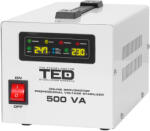 TED Electric Stabilizator de tensiune cu servomotor monofazat 500VA/300W, TED Electric TED004680 (A0115795)