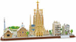 CubicFun Puzzle 3D Cubic Fun de 186 piese - City Line Barcelona (MC256h)