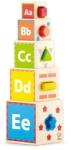 Hape Pune piramidă Cubes cu forme de inserție (OLP1088E0413)
