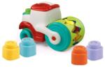 Clementoni Clemmy baby - Mașină de construcții, cilindru senzorial cu cuburi moi (OLP104917495)