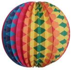  Lampion kerek 22cm színes (1018014001-1)