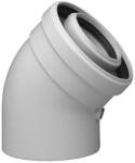 Baxi PPs kondenzációs könyök 45° D60/100mm (BAX_A7774886) (BAX_A7774885)