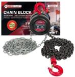 FORCEKRAFT Winch Manual Cu Lanț De 1 Tonă, Lanț De 3m (fs-48591)