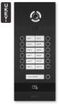 BAS-IP BI-12FB BLACK - Panou de interfon IP, 12 locatari, UKEY, SIP 2.0 - BasIP (EC-30524)