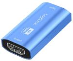 LogiLink HDMI repeater, 20m, 8K/60Hz, HDCP 2.3, Alu, kék (HD0064)