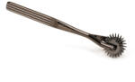 Liebe Seele Ingerkerék, LIEBE SEELE, Three-Row Wartenberg Pinwheel Pewter, 16-20 cm, füstszínű, fém, háromsoros, kezdőknek ajánlott, BDSM