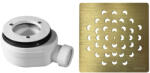 SAPHO GELCO zuhanytálca szifon, 90mm, DN40, arany fedél (KSM104G-SN90) (KSM104G-SN90)