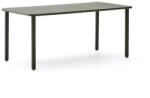 Kave Home Acél kerti étkezőasztal 90x180 cm Brai - Kave Home