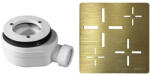 SAPHO GELCO zuhanytálca szifon, 90mm, DN40, arany fedél (KSM107G-SN90) (KSM107G-SN90)