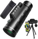 VERK GROUP Telescop Monocular 40x60 cu Adaptor pentru Telefon și Treipied (14360)