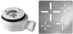 SAPHO GELCO zuhanytálca szifon, 90mm, DN40, króm fedél (KSM107CH-SN90) (KSM107CH-SN90)