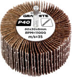 GRAPHITE Laminált lemez 60 x 30 x 6 mm, P40 58T381 (58T381)