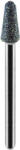 GRAPHITE Kúp alakú köszörűkő 5 x 10 mm, szár 3, 2 mm, 3 db 55H054 (55H054)
