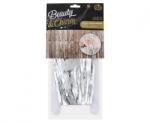 GoDan Perdea decorativa din folie metalizata argintie 90 x 240 cm GD205 Articole pentru decor (GD205)
