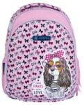 Astra Ученическа раница Astra - Sweet Dog, Розова (AS501021014)