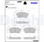 DELPHI Sada brzdových platničiek kotúčovej brzdy DELPHI LP3645 (LP3645)
