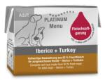 PLATINUM Menu Iberico+Turkey - nedvestáp felnőtt kutyák számára 90 g