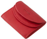 La Scala Kisméretű női bőr pénztárca piros La Scala prémium (sb-070-red)
