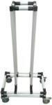DPS INOX Csővázas Rakodókocsi Szállítórollerhez, 61x41x120 cm (251209_INX)