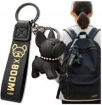 EdiBazzar Kutya Kulcstartó Bulldog Kutya Ajándék Fekete Kulcstartó Medál (3056505174279)