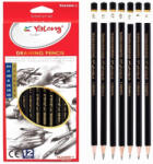 Yalong Stationery 06- Ceruza szett YaLong 4B-2H (12 darabos) YL83022-1