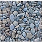  Set 10 x Placi Tapet Autocolant 3D cu Imitatie de Pietre Mici, 30x30 cm Gri (129750)