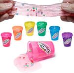 PUCKATOR Slime 7cm-es műanyag palackban, gyöngyökkel, 6 féle változat (PCT-TY817)