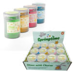 PUCKATOR Slime 7cm-es műanyag palackban, húsvéti figurával, Springtime, 4 féle változat (PCT-TY1067)