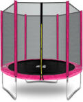 AGA SPORT TOP Trambulin 180 cm Rózsaszín + védőháló (MRT1006P)