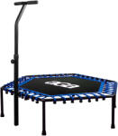 AGA FITNESS Trambulin 130 cm Kék + fogantyú (MR1130DARKBLUE/Fitness130BL)
