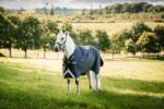 Horseware Ireland Rambo 1680D Turnout 100g, Navy/Thunderstorm - Szürke és ezüst - 160 cm