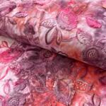  Pamutvászon TIE DYE EMBROIDERY Flora design D