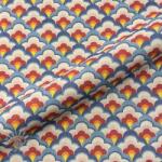  Dekorációs anyag Linenlook Graphic Flower Scale digital print