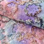  Pamutvászon TIE DYE EMBROIDERY Eva tape design C