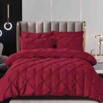 Dormy Gumis ágyneműhuzat-garnitúra 6 részes, Rynker, piros, finom pamut, 160x200 (JORYEL-63339)