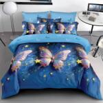 Dormy Lenjerie 3D Fluturasi albastru curcubeu Piese (Finet) (JHN-3D-79855)