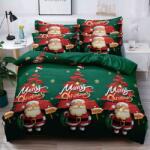 Dormy Egyszemélyes télapós ágyneműhuzat, Jolly V46, Finom pamut (flanel) (TLS50075V46)