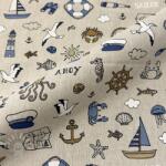  Dekorációs anyag Linenlook premium Nautical Doodle