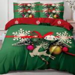 Pucioasa Karácsonyi ágyneműhuzat, Xmas V82, 6 részes, finom pamut (flanel) (JHNXM-77605)