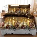 Dormy Egyszemélyes télapós ágyneműhuzat, Jolly V29, Finom pamut (flanel) (JO-42169V29)