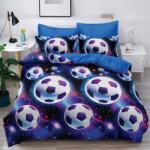 Dormy 3D ágyneműhuzat-garnitúra 6 részes, Fotbal V3, finom pamut (flanel) (JHN-3D-79859)