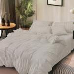 Pucioasa Damaszt ágyneműhuzat, Elden, szürke, finom pamut (SEP-75815)