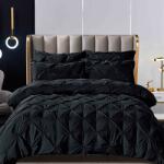 Dormy Gumis ágyneműhuzat-garnitúra 6 részes, Rynker, fekete, finom pamut, 160x200 (JORYEL-63338)