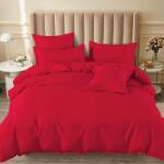 Pucioasa Gumis ágyneműhuzat-garnitúra 6 részes, Junne, piros, finom pamut, 180x200 (JHNJURED)