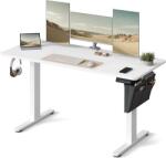 VASAGLE Állítható íróasztal, Vasagle, LSD134W01V1, fehér, 60 x 140 x (72-120) cm (LSD134W01V1)