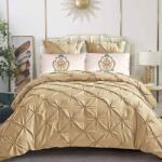 Dormy Gumis ágyneműhuzat-garnitúra 6 részes, Crease, mustár, finom pamut, 180x200 (PRVPL-53384)